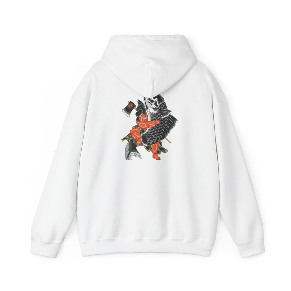 Kintaro The Golden Boy and Koi Hoodie — Japanese Graphic Sweatshirt