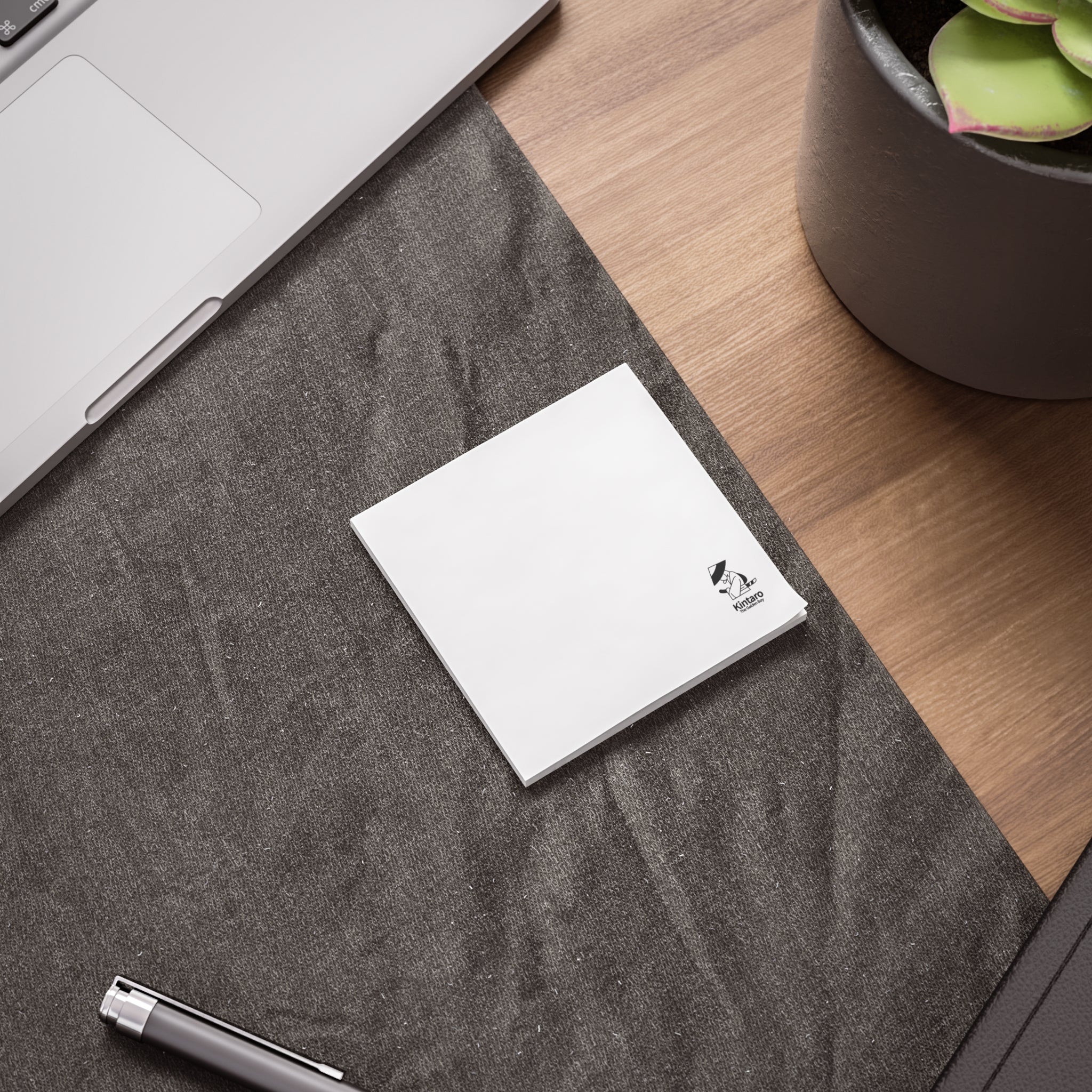 Kintaro Branded Square Post-it® Note Pads — Small Logo Sticky Notes