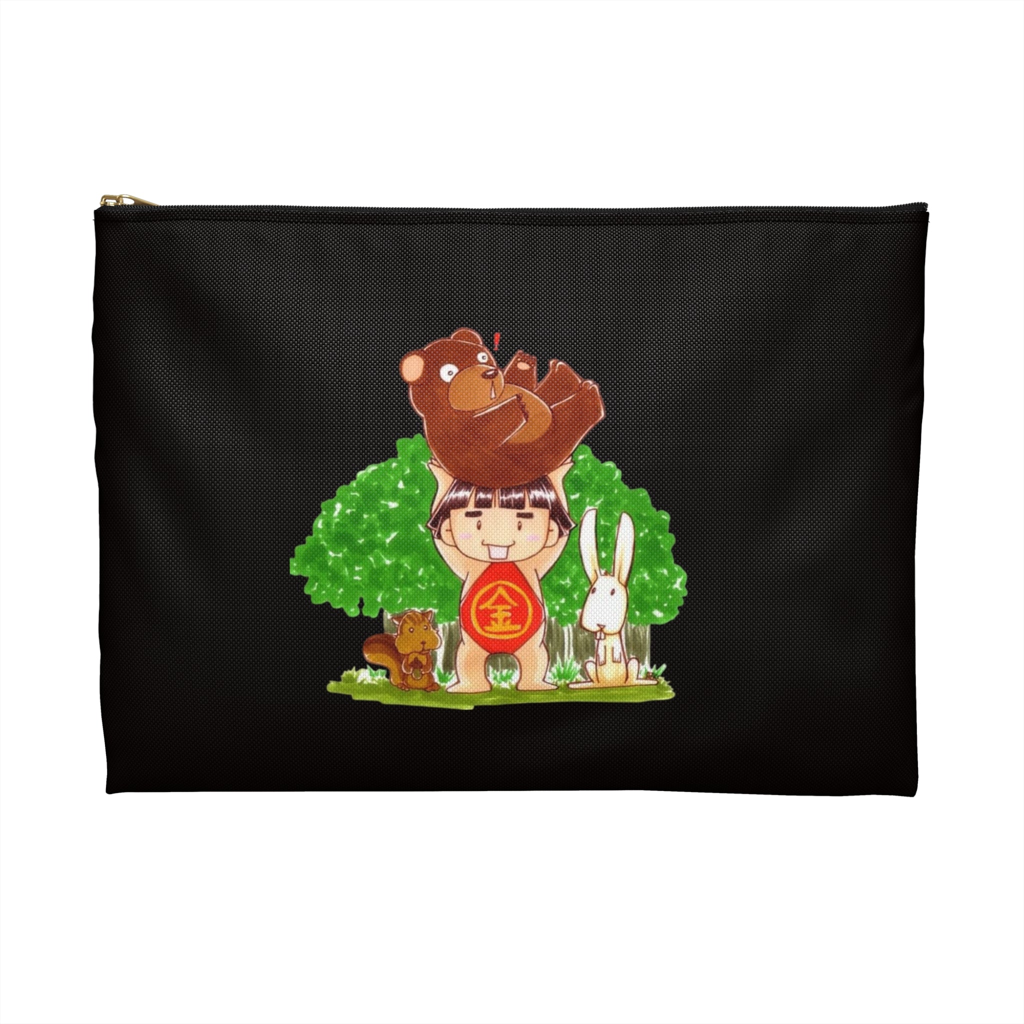Kintaro The Golden Boy Accessory Pouch — Zip Bag