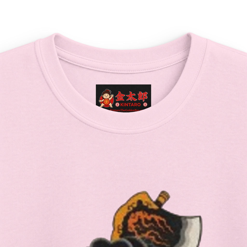 Kids Softstyle Tee with Kintaro and Axe Print