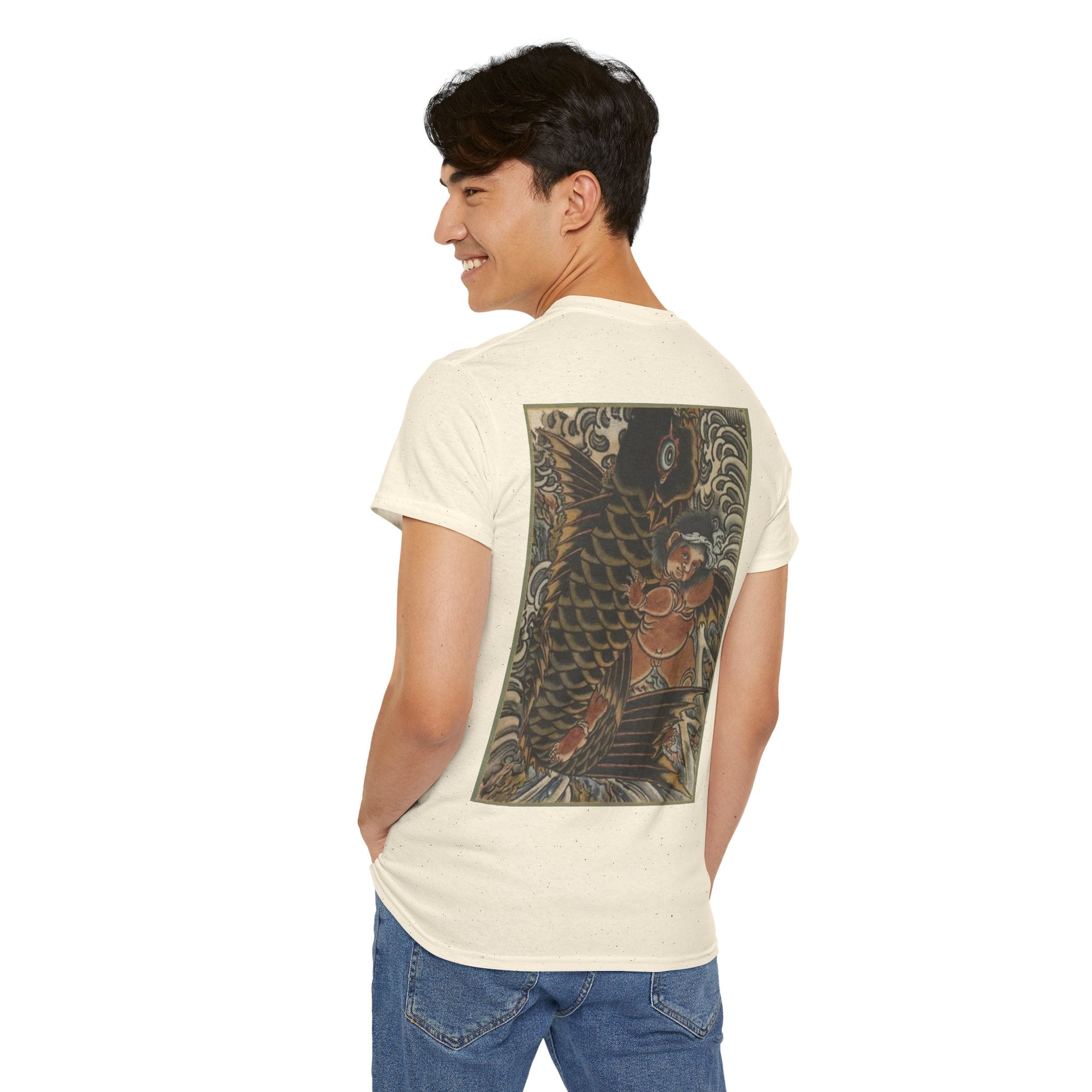 Kintaro and Koi Graphic T-Shirt (Available in 8 Colors)