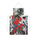 Kintaro and Koi Print on Adult Apron