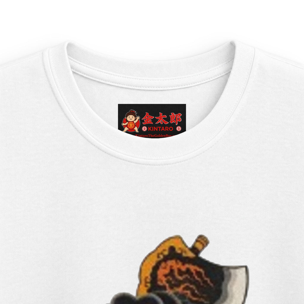 Kids Softstyle Tee with Kintaro and Axe Print