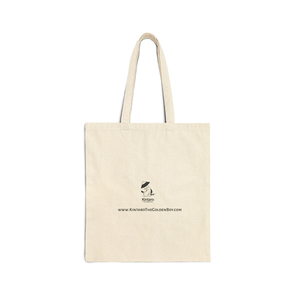 Tote Bag — Vintage Japanese Ukiyo-e Kintaro Print Canvas Tote