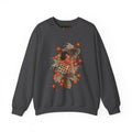 Kintaro The Golden Boy with Koi and Cherry Blossoms Crewneck Sweatshirt