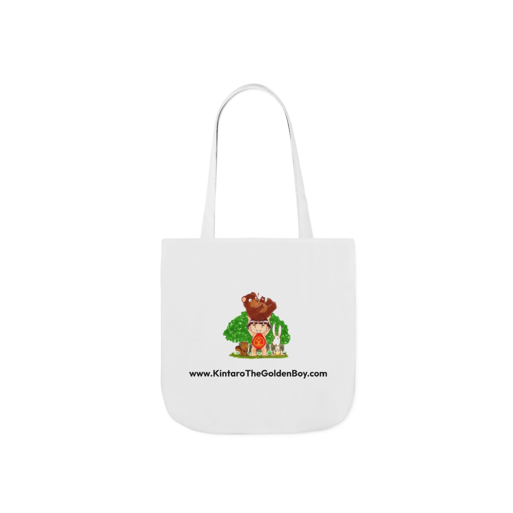Kintaro The Golden Boy Print Canvas Tote Bag