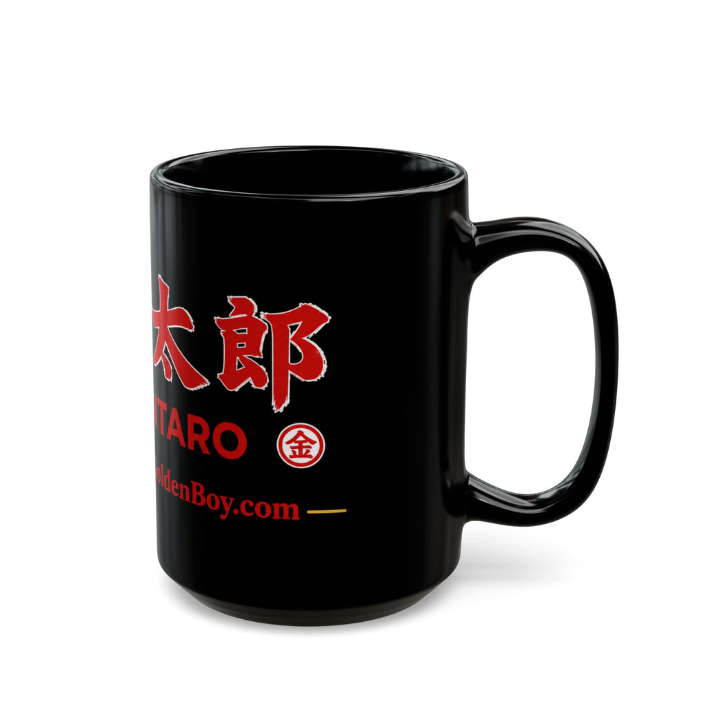 Kintaro Logo with Website Black Mug (11oz, 15oz)