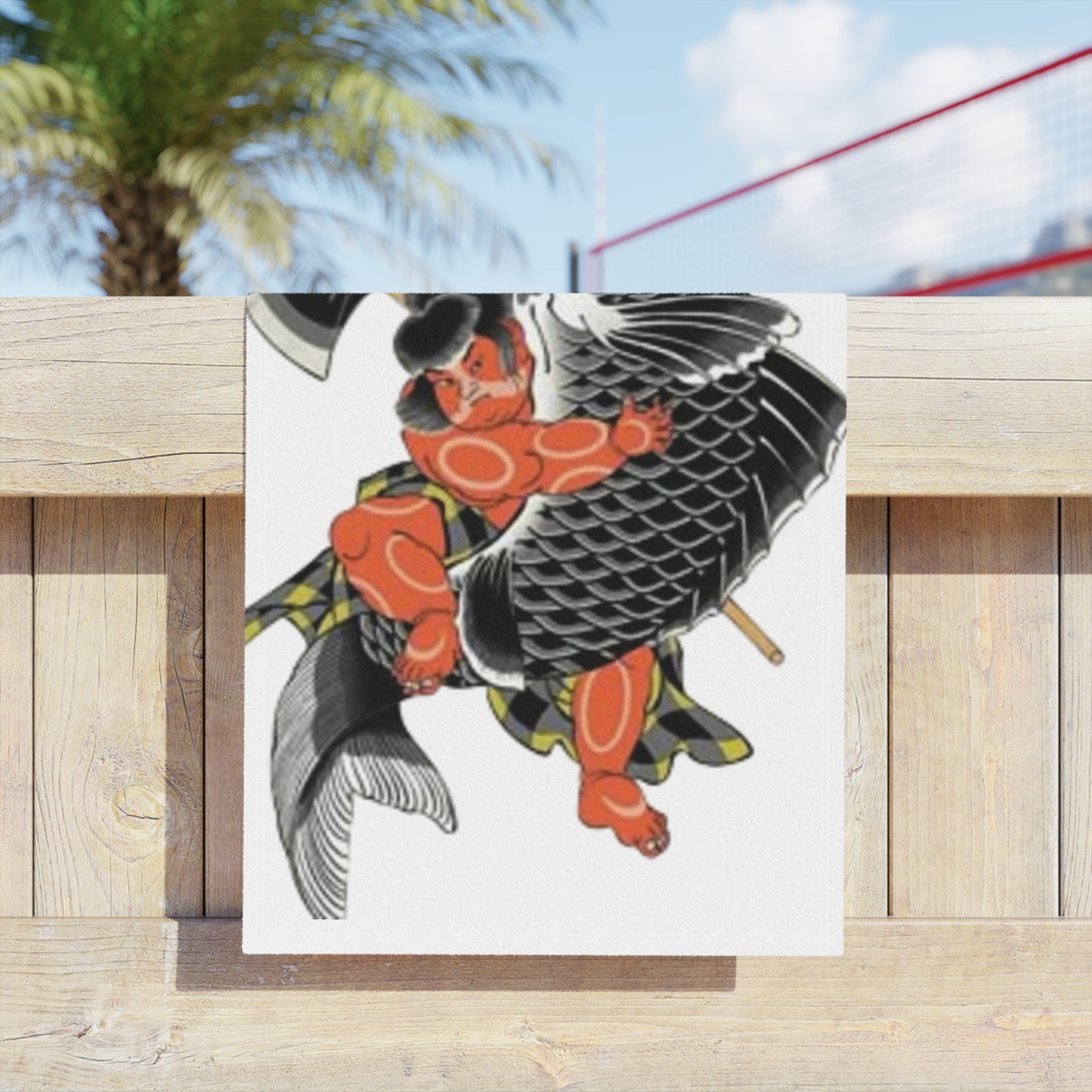 Kintaro and Koi Beach Towels