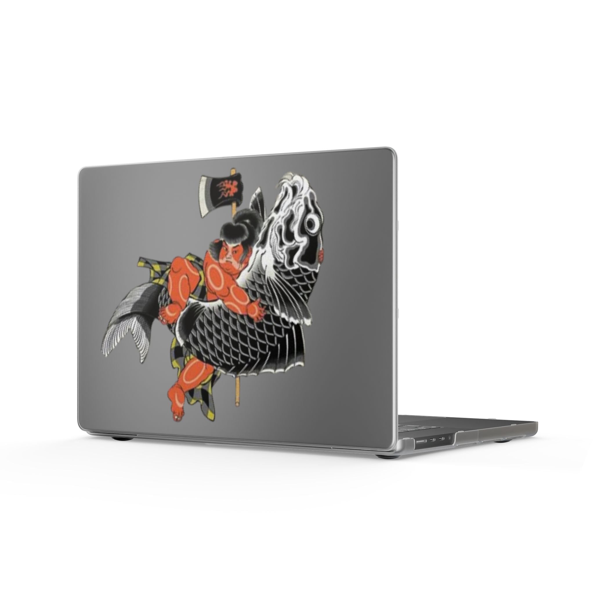 MacBook Cases with Kintaro and Koi Print
