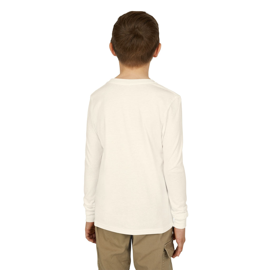 Youth Jersey Long Sleeve Tee with Kintaro and Koi Print
