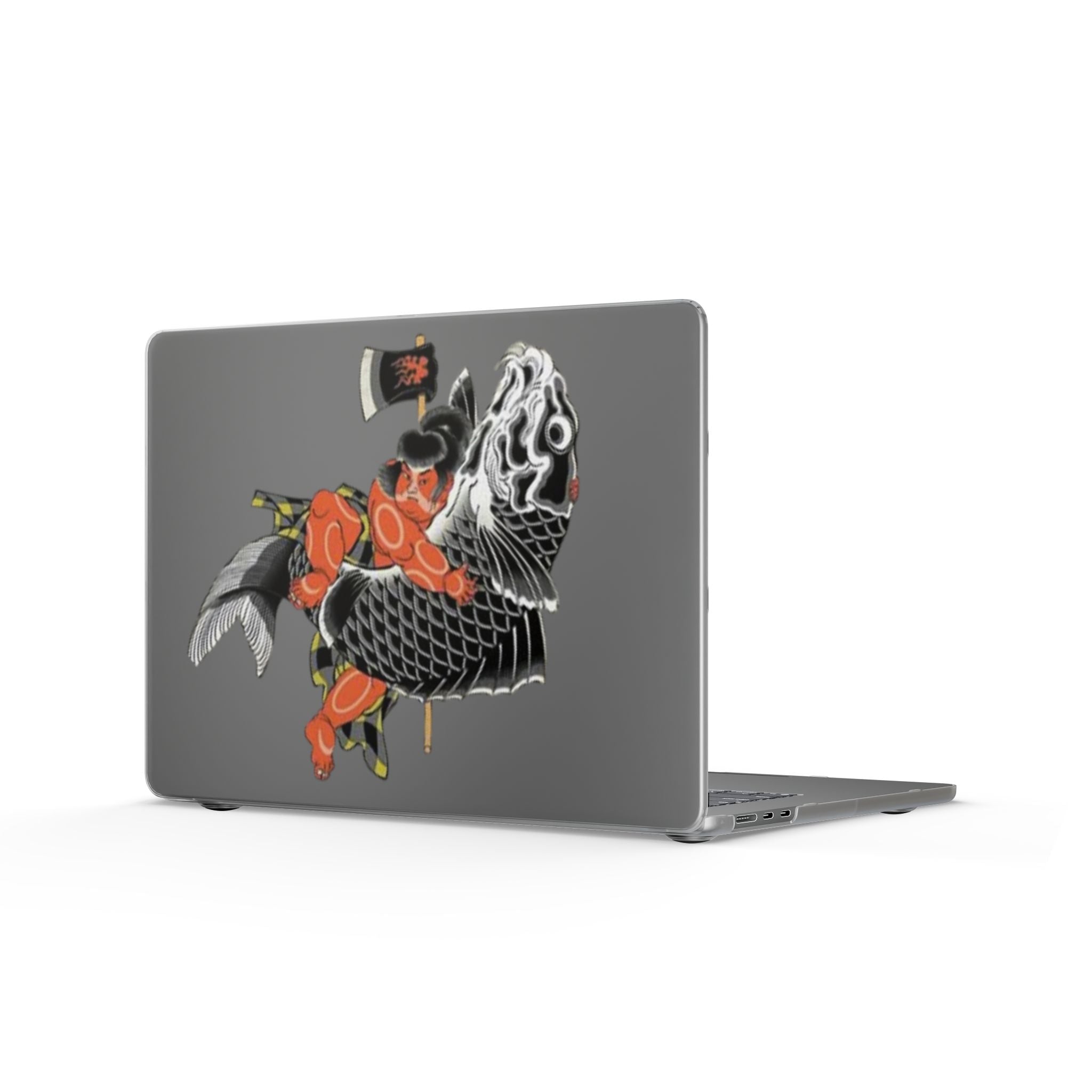 MacBook Cases with Kintaro and Koi Print