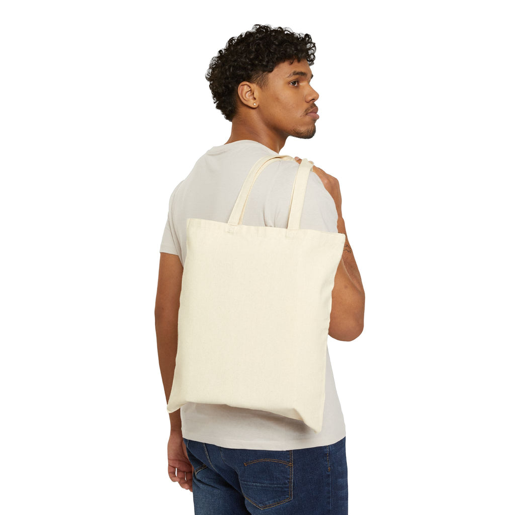 Kintaro and Samurai Print Cotton Tote Bag (One Sided)