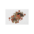 Kintaro, Koi and Cherry Blossoms Outdoor Rug — Garden Patio Mat
