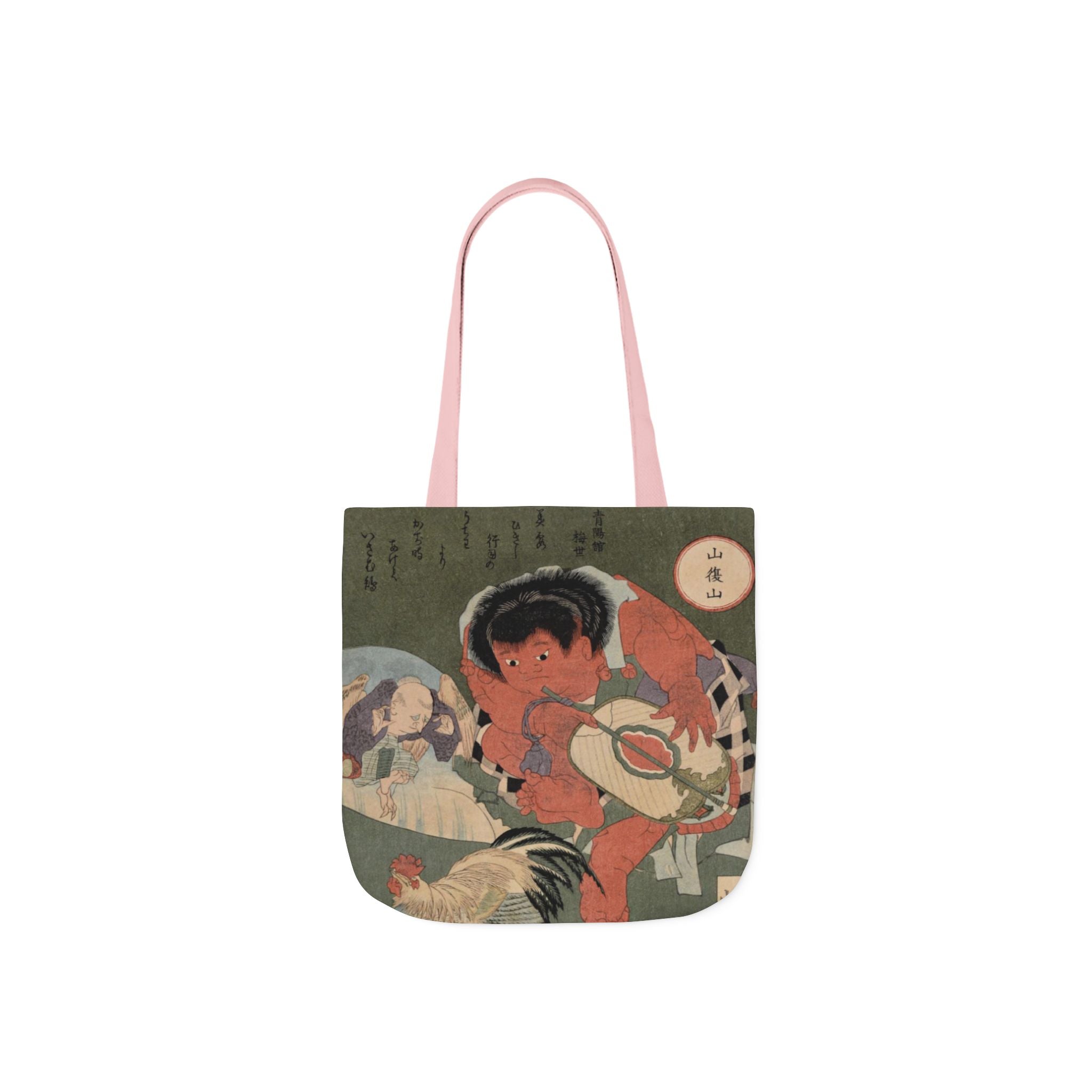 Kintaro The Golden Boy Print Canvas Tote Bag