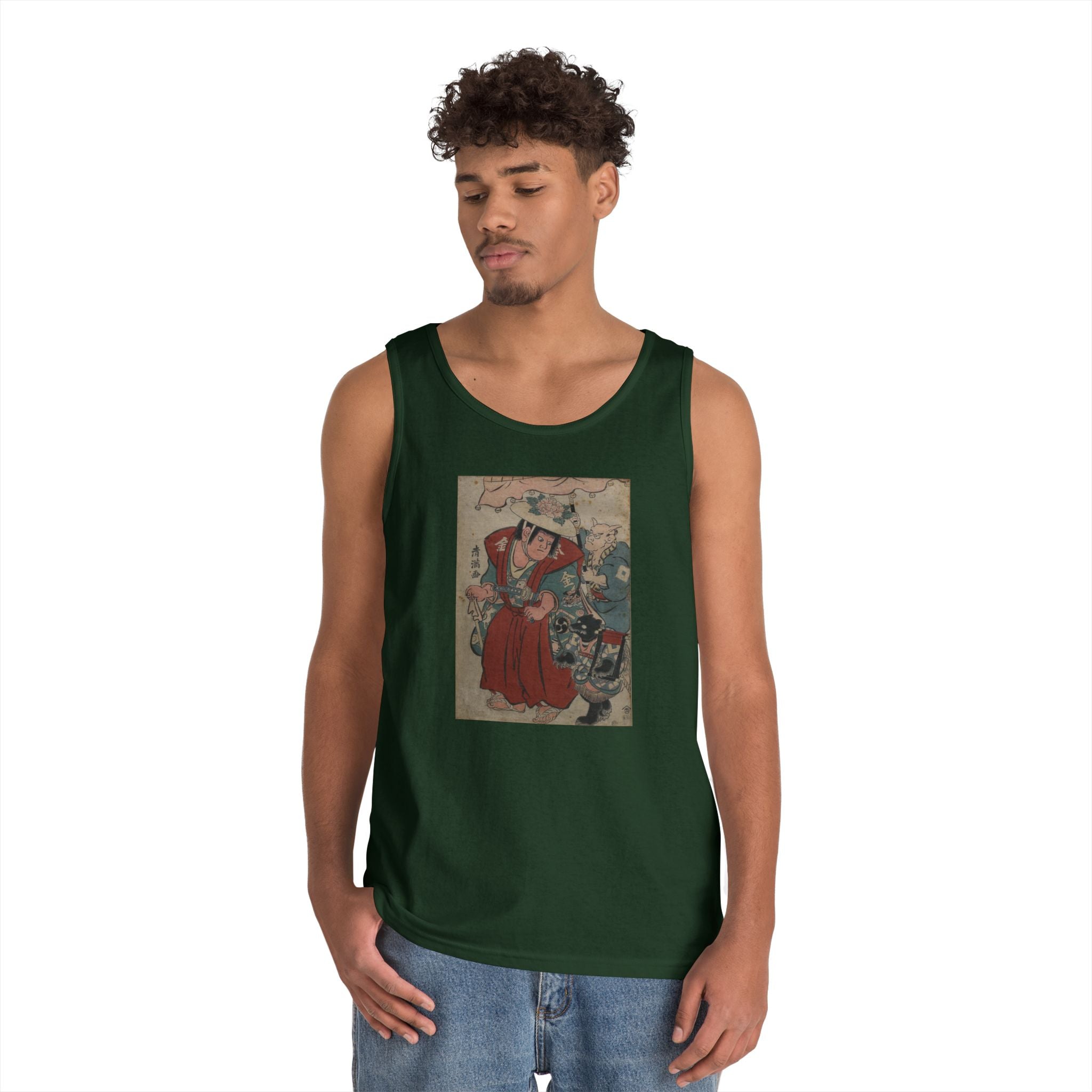 Kintaro Print Unisex Heavy Cotton Tank Top