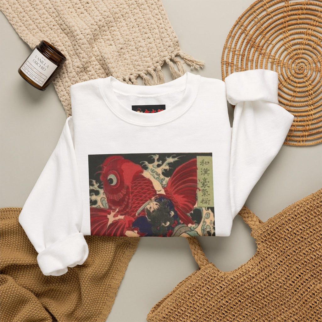 Kintaro Koi Graphic Sweatshirt  Crewneck