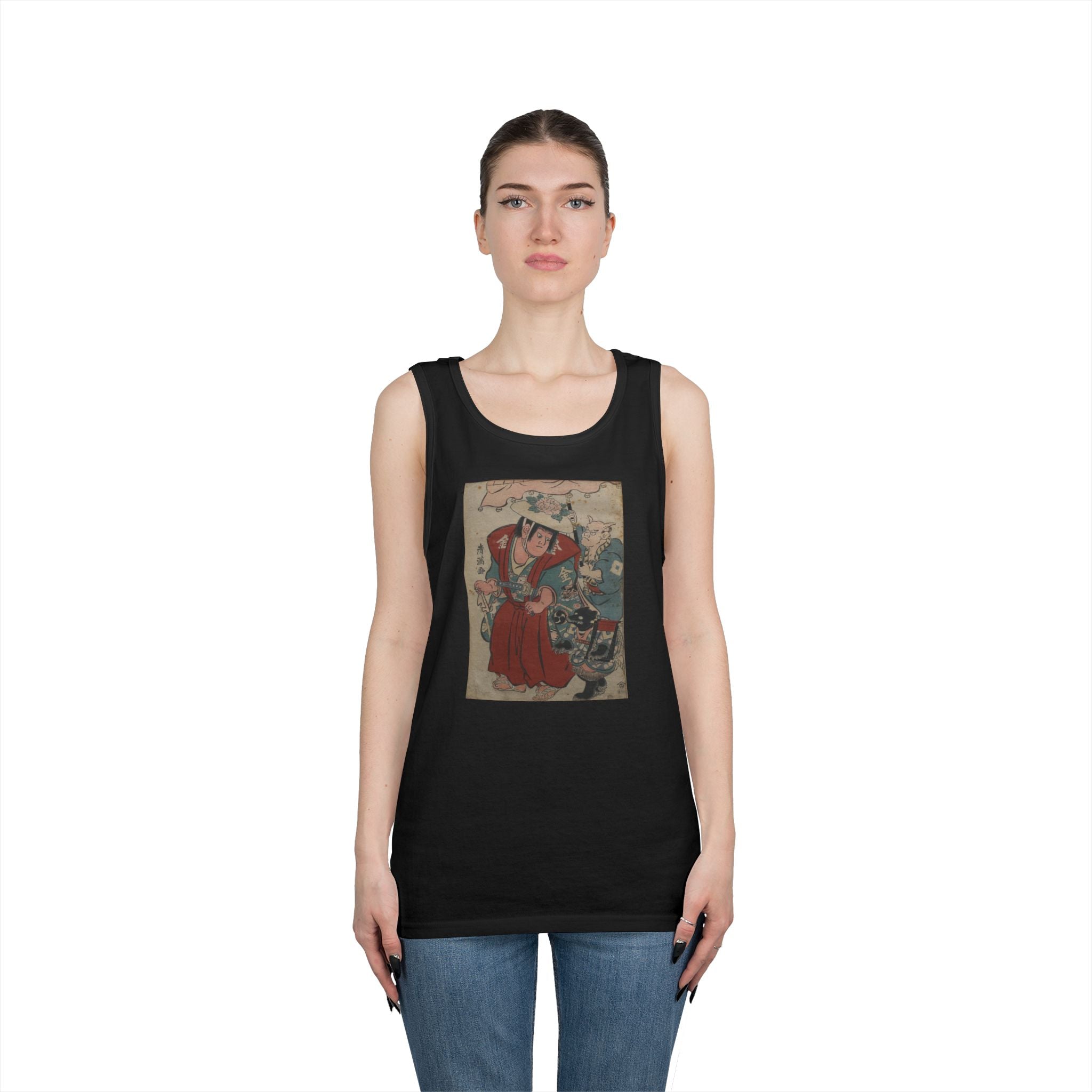Kintaro Print Unisex Heavy Cotton Tank Top