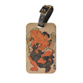 Japanese Ukiyo-e Oni Demon Illustration Luggage Tag