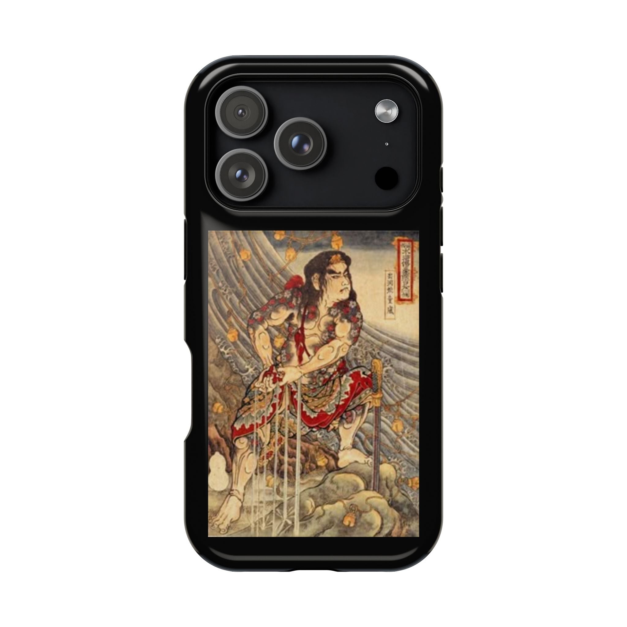 Magnetic Impact-Resistant Phone Case — Kintaro The Golden Boy Print (iPhone 17 Pro)