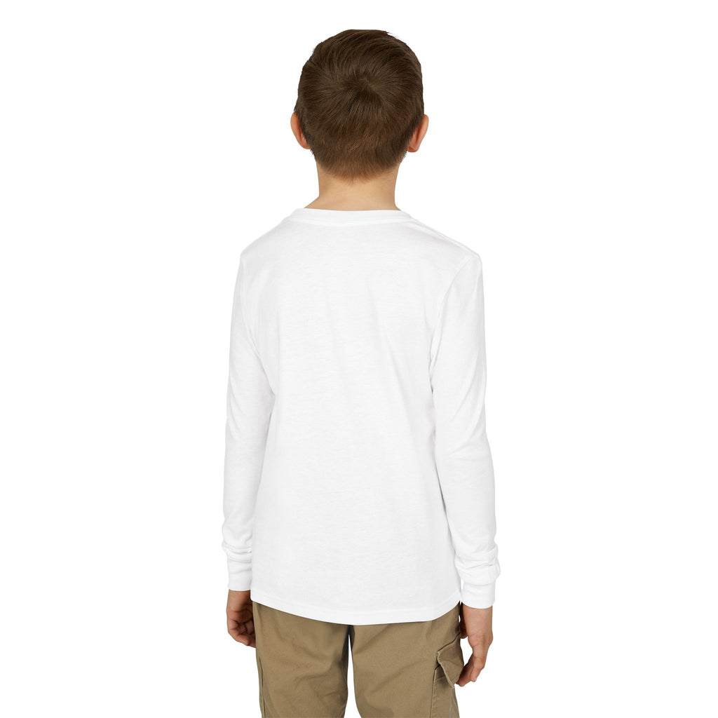 Youth Jersey Long Sleeve Tee with Kintaro and Koi Print