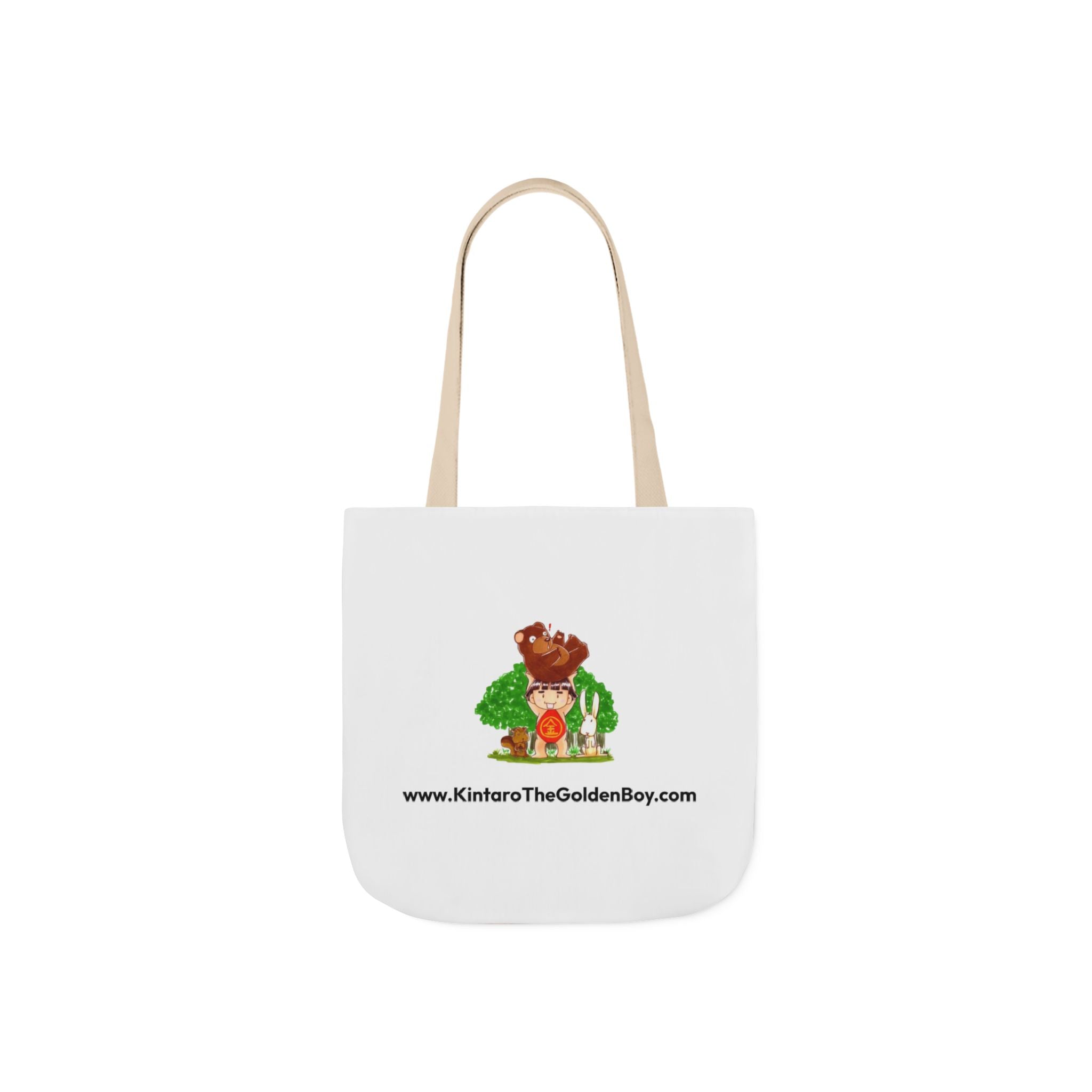 Kintaro The Golden Boy Print Canvas Tote Bag