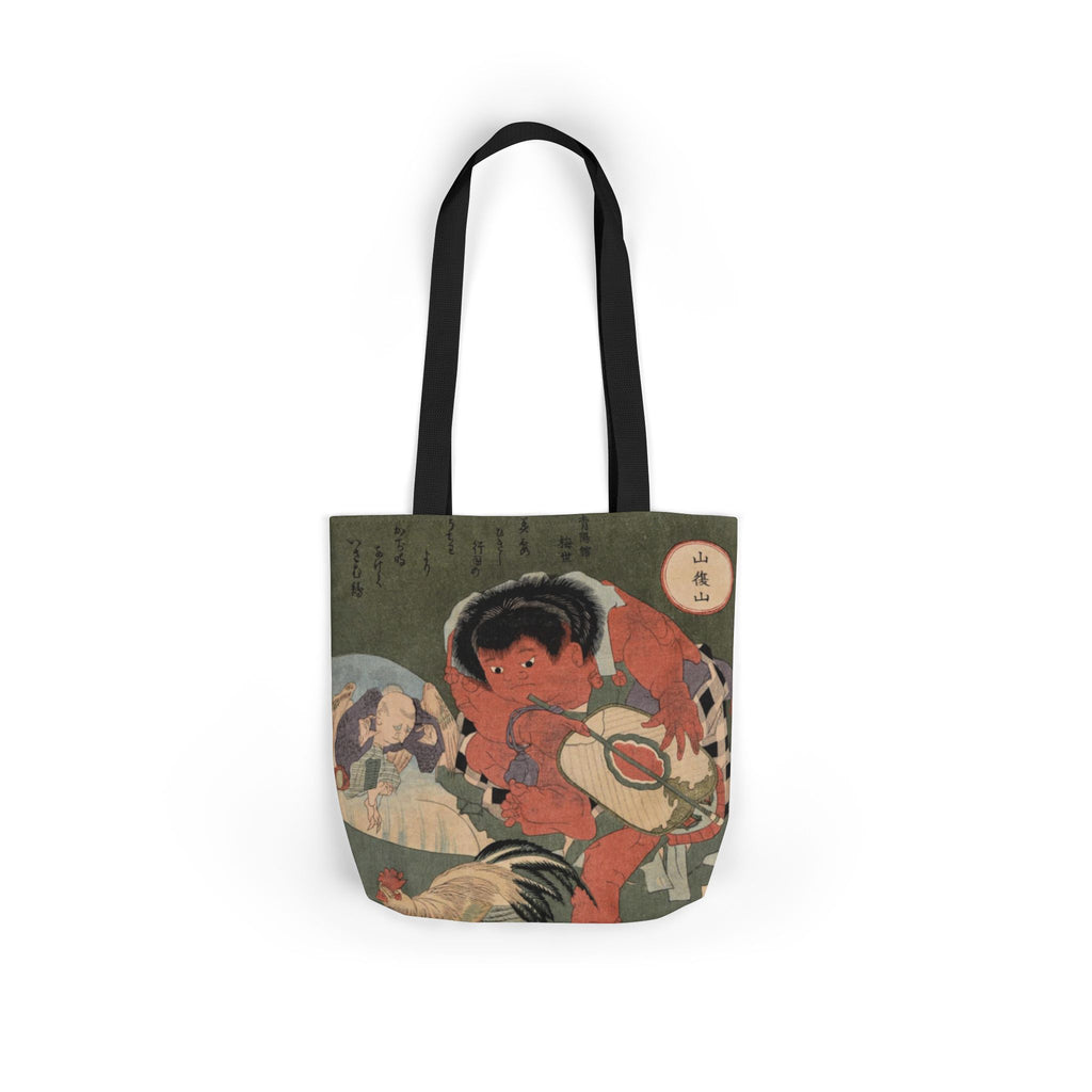Kintaro The Golden Boy Print Canvas Tote Bag