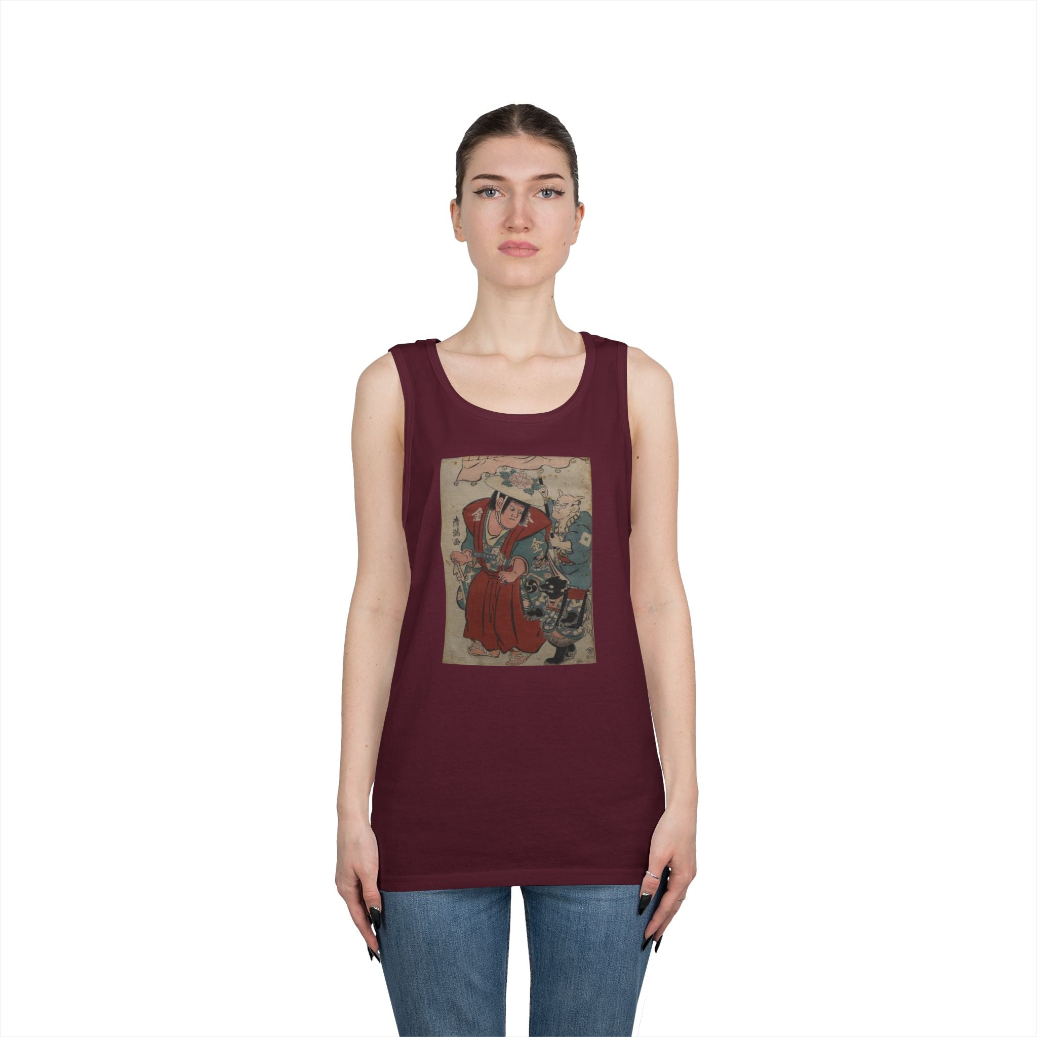 Kintaro Print Unisex Heavy Cotton Tank Top