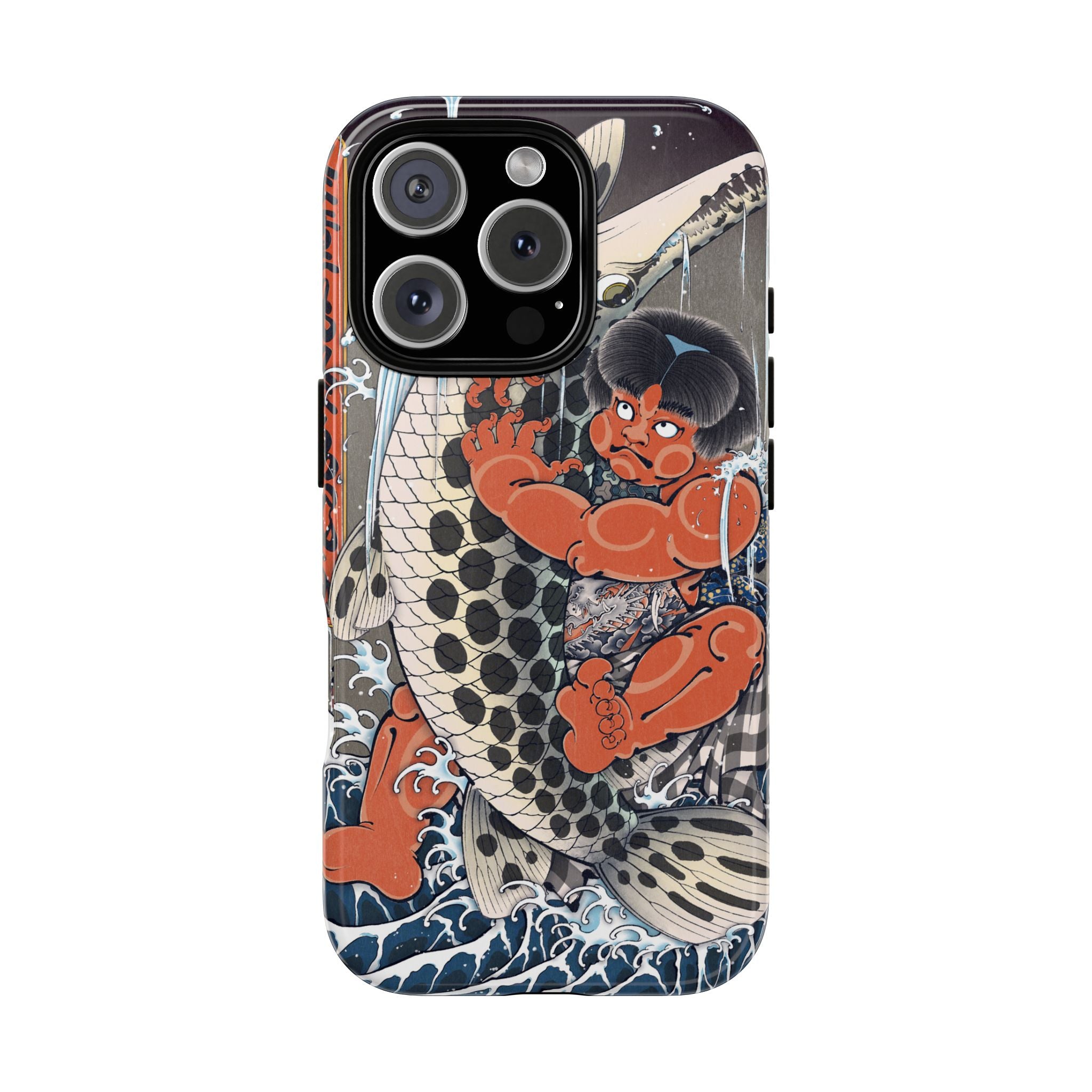 Koi Warrior Phone Case – Japanese Tattoo Style Protective iPhone Cover