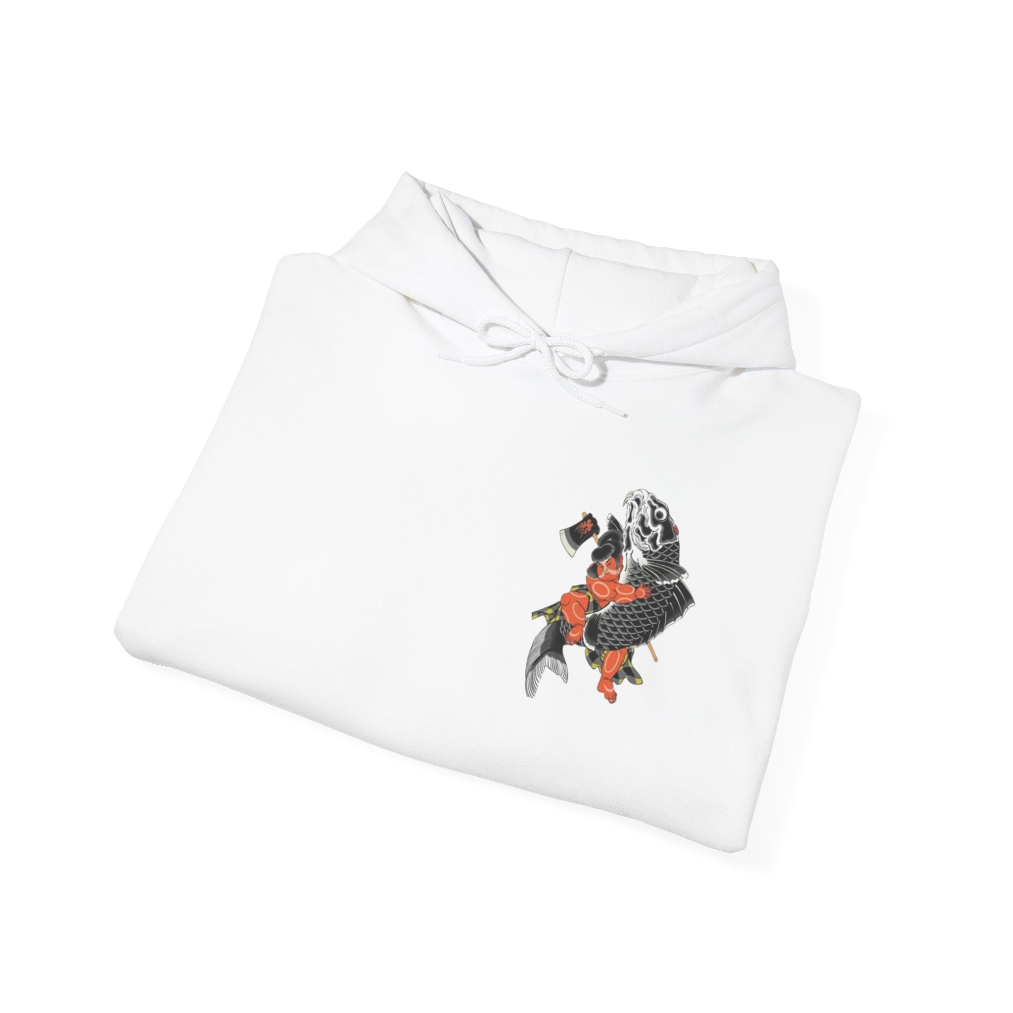 Kintaro The Golden Boy and Koi Hoodie — Japanese Graphic Sweatshirt