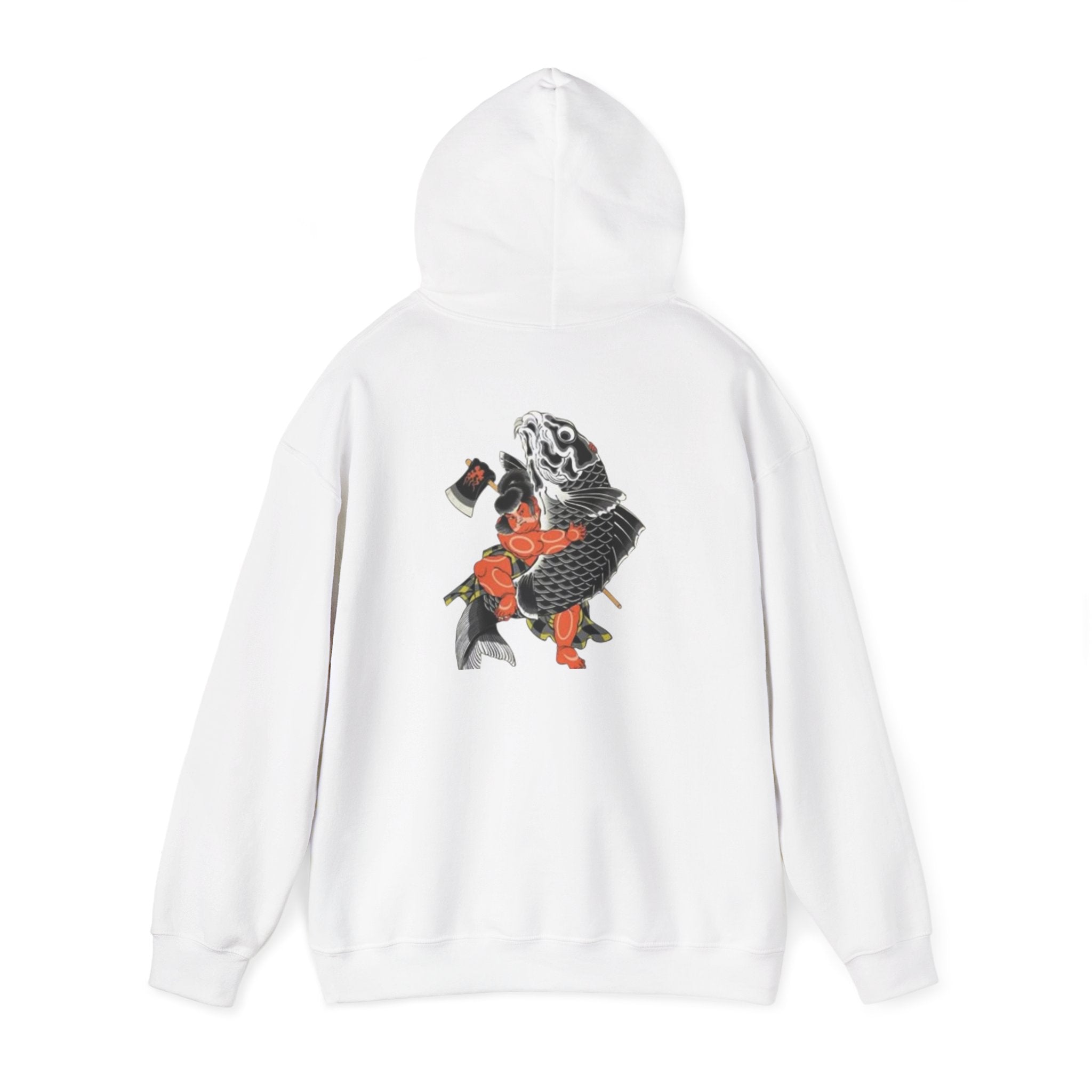 Kintaro The Golden Boy and Koi Hoodie — Japanese Graphic Sweatshirt