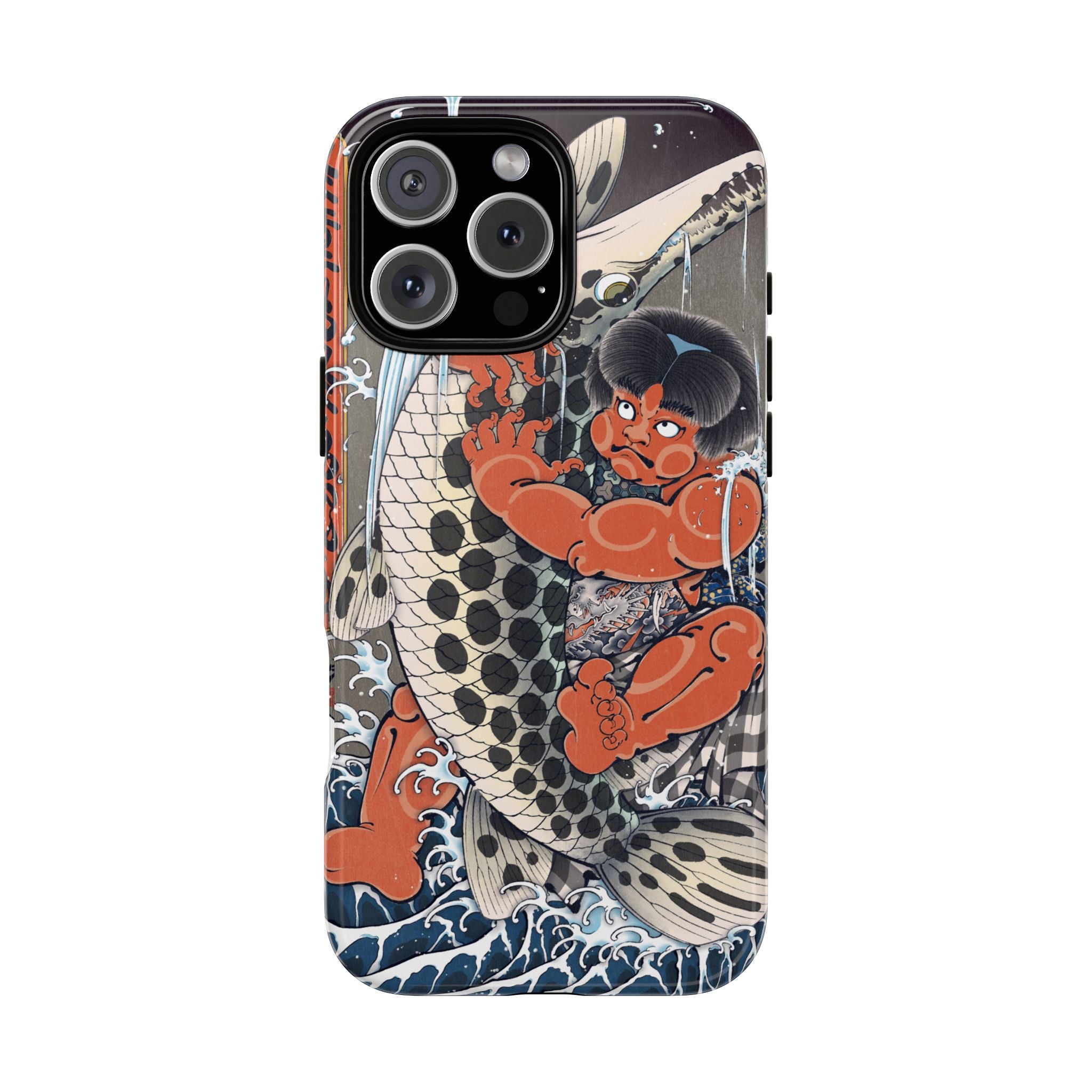Koi Warrior Phone Case – Japanese Tattoo Style Protective iPhone Cover