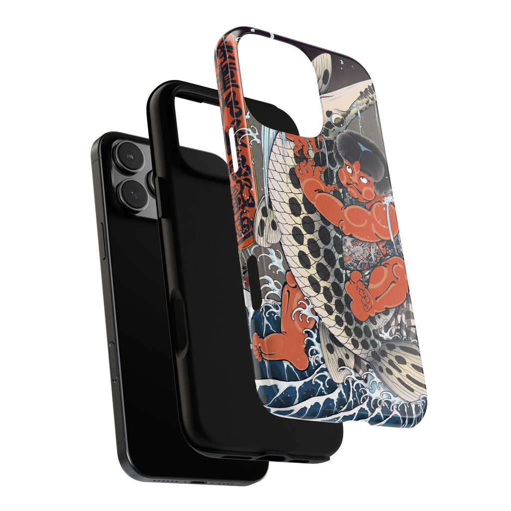 Koi Warrior Phone Case – Japanese Tattoo Style Protective iPhone Cover