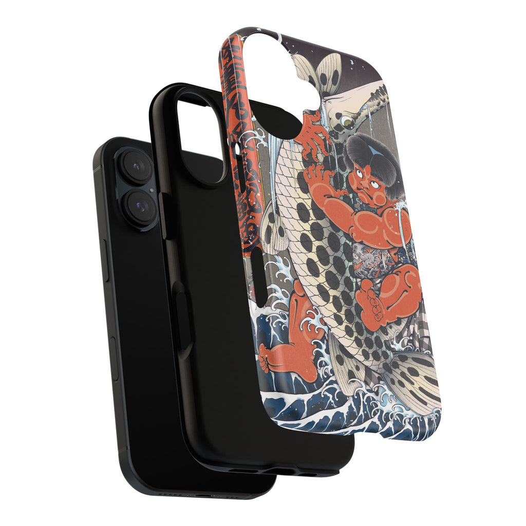 Koi Warrior Phone Case – Japanese Tattoo Style Protective iPhone Cover
