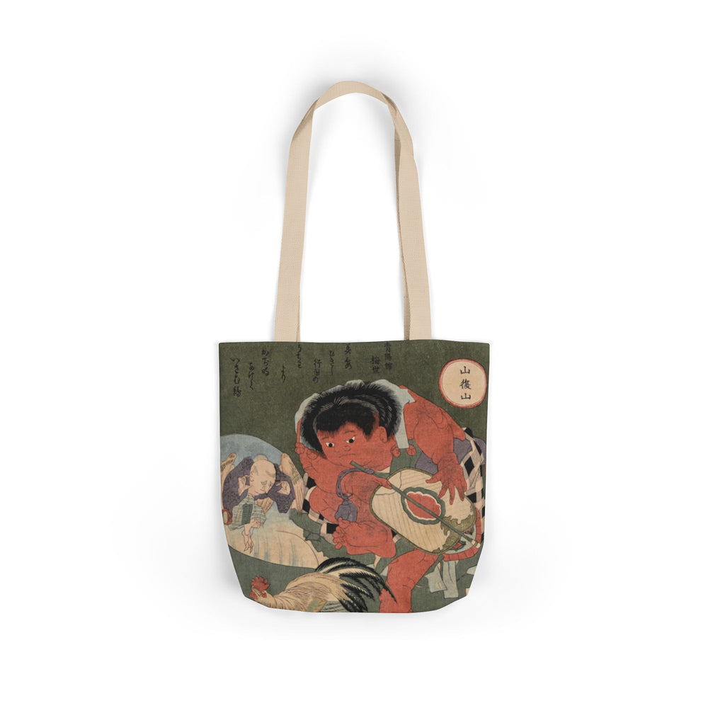 Kintaro The Golden Boy Print Canvas Tote Bag