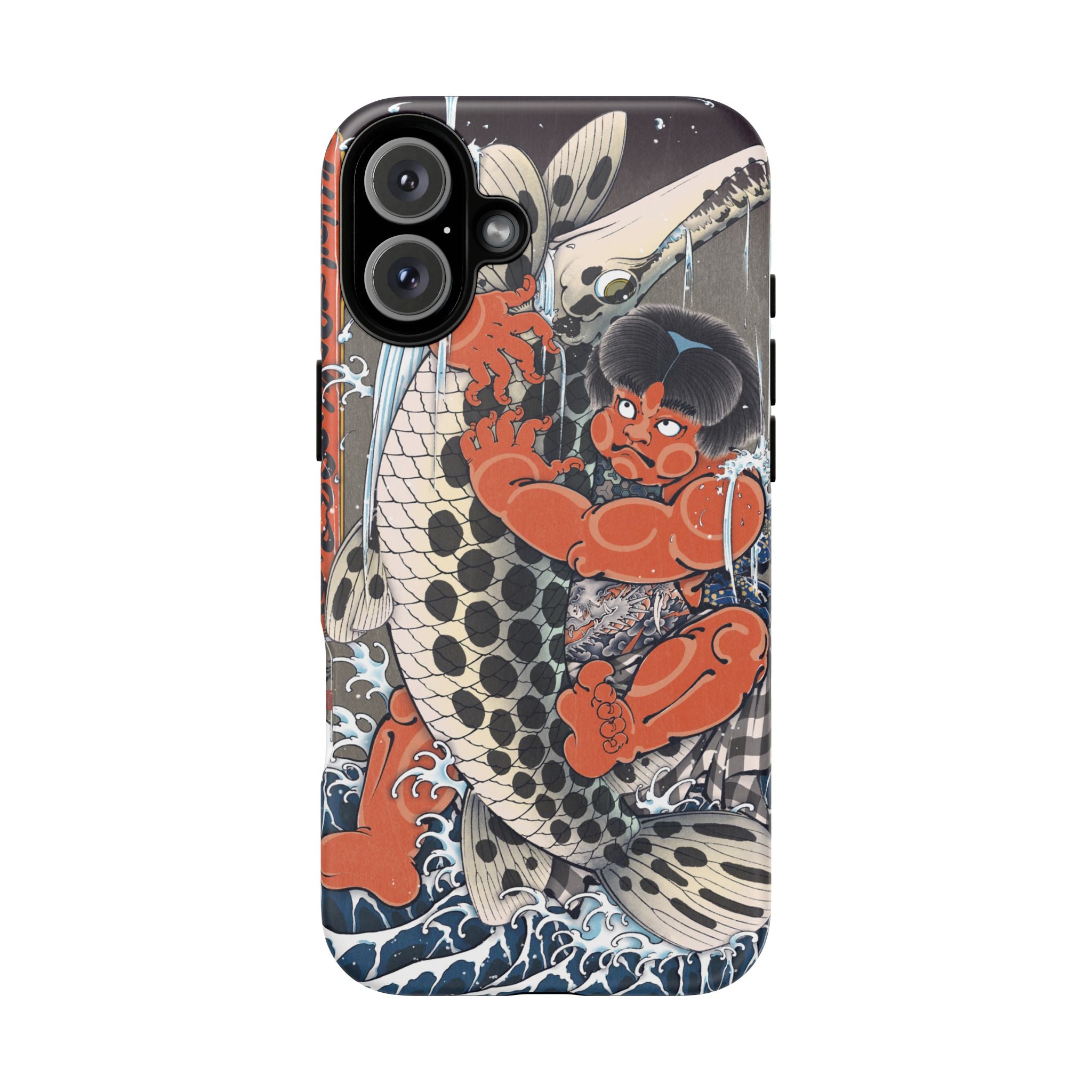 Koi Warrior Phone Case – Japanese Tattoo Style Protective iPhone Cover