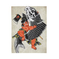 Kintaro The Golden Boy Velveteen Plush Blanket — Cozy Throw