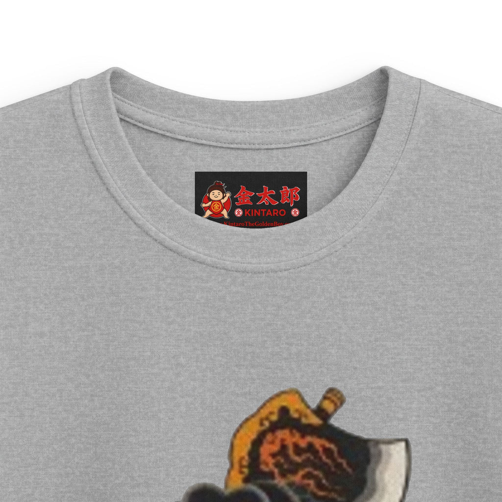 Kids Softstyle Tee with Kintaro and Axe Print