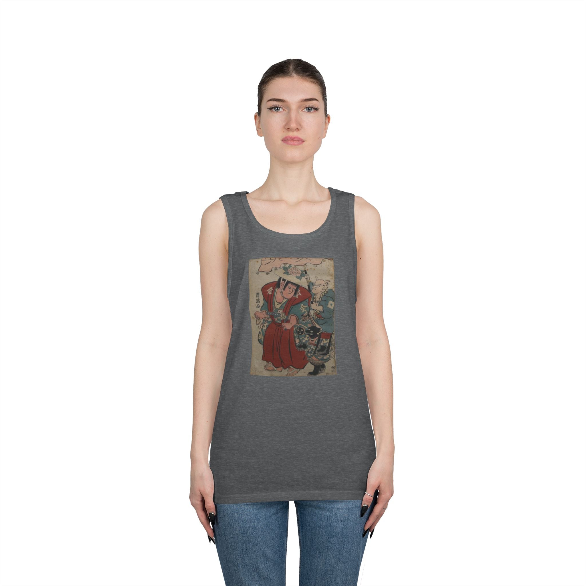 Kintaro Print Unisex Heavy Cotton Tank Top