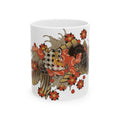 Kintaro With Koi and Cherry Blossoms Ceramic Mug, (11oz, 15oz)