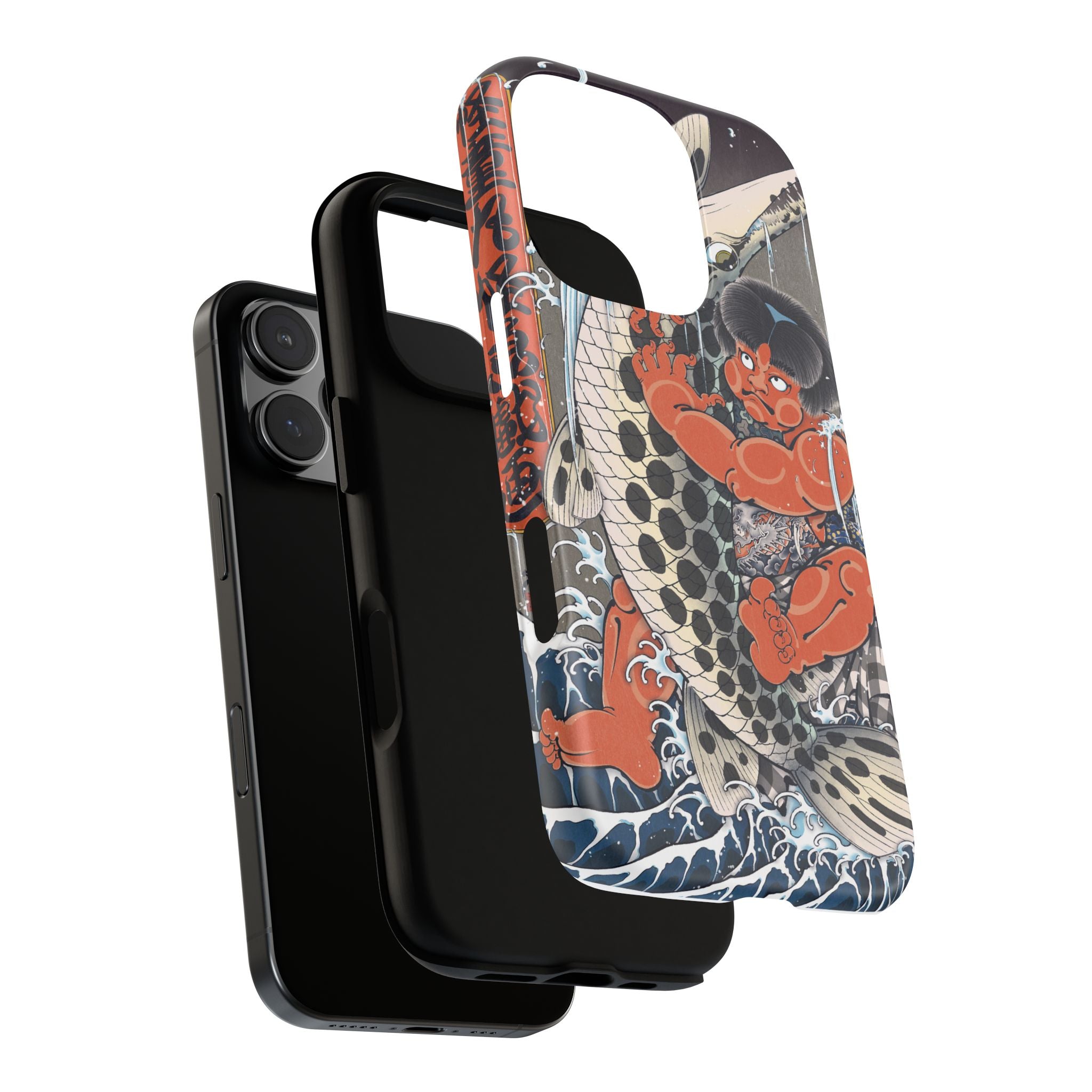 Koi Warrior Phone Case – Japanese Tattoo Style Protective iPhone Cover