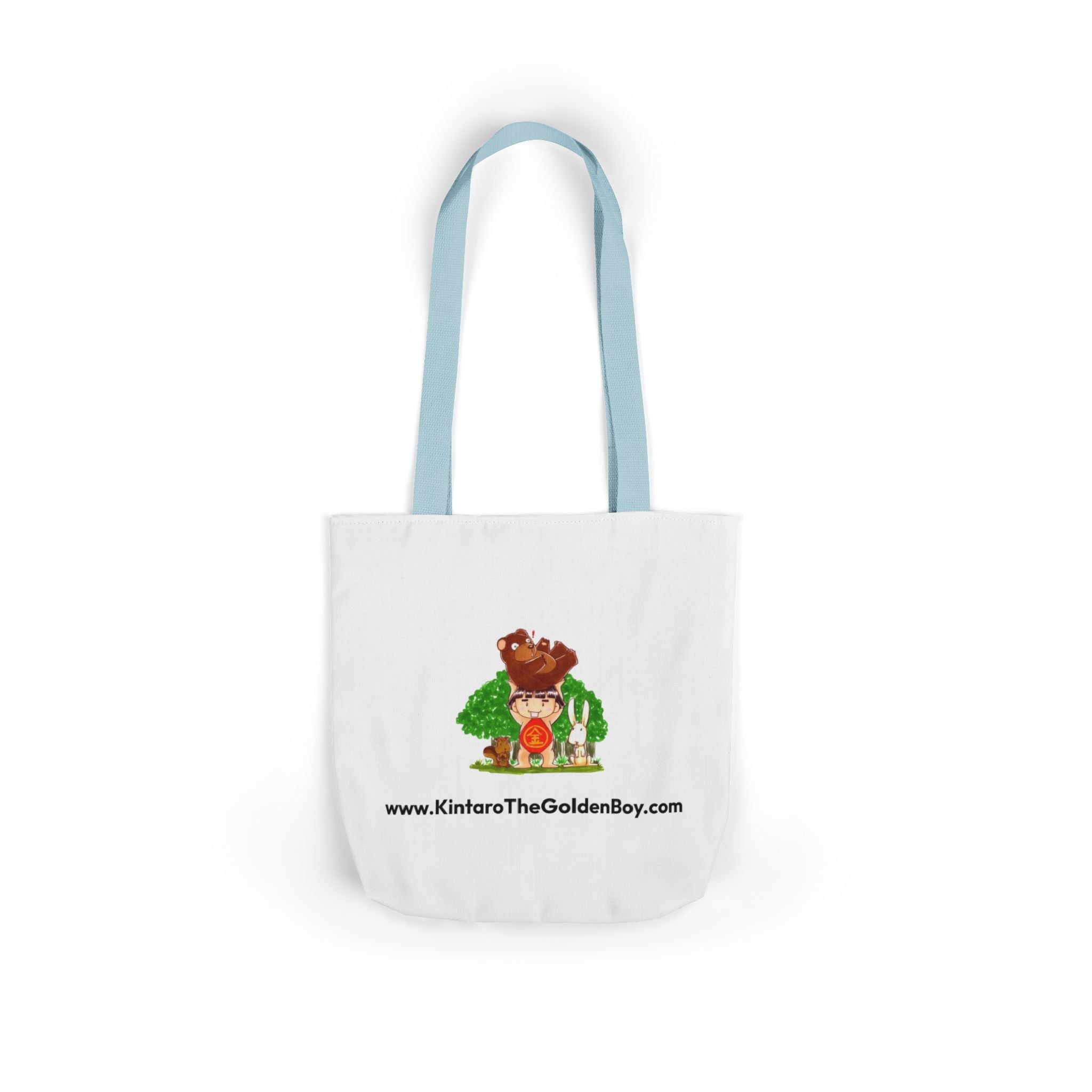 Kintaro The Golden Boy Print Canvas Tote Bag