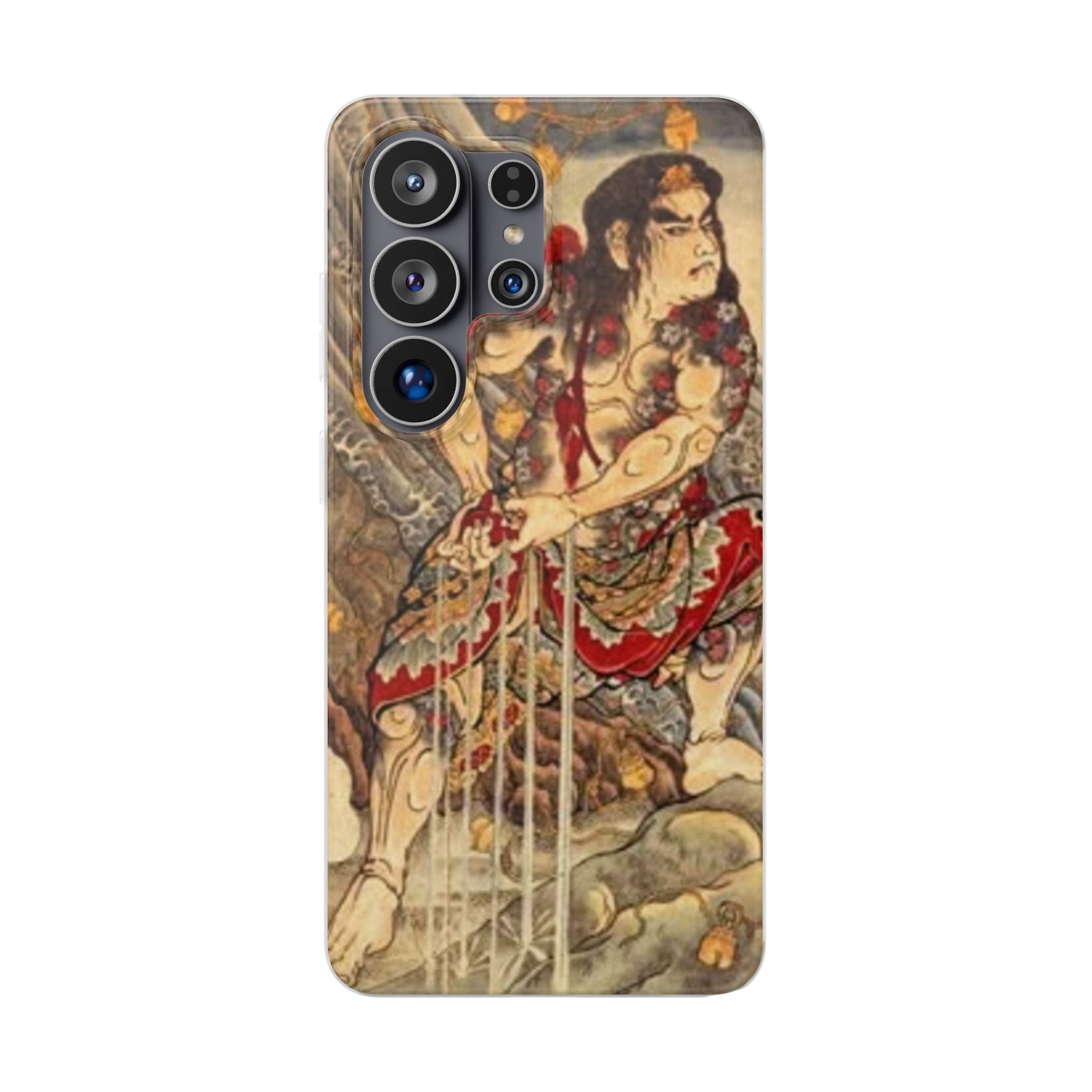 Flexi Cell Phone Cases with Kintaro The Golden Boy Print (Samsung Galaxy S26 Ultra)