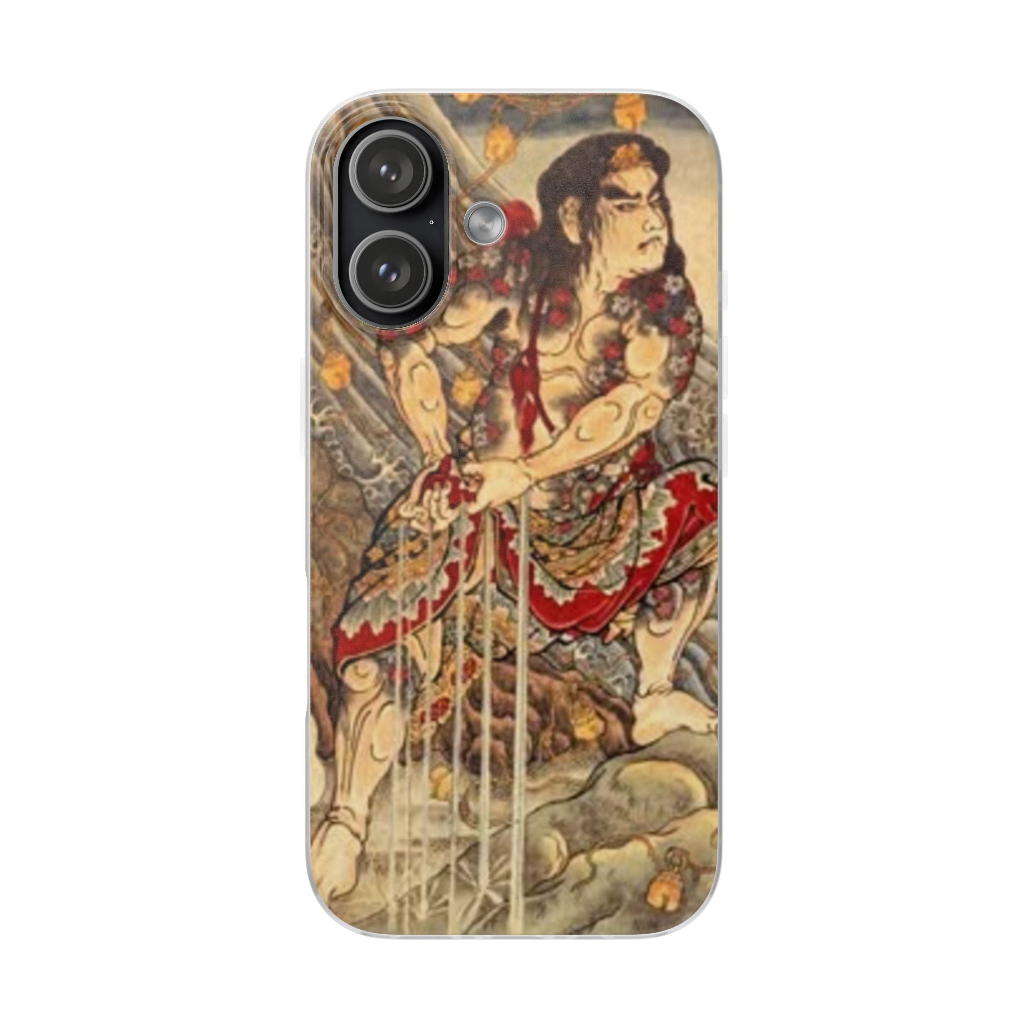 Flexi Cell Phone Cases with Kintaro The Golden Boy Print (iPhone 17)